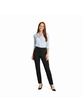 New Banana Republic Size 12 Brown Slim Trousers Nylon/Spandex Blend